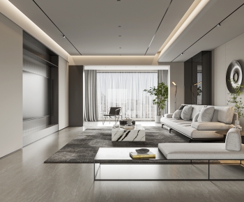 Modern A Living Room-ID:195368057