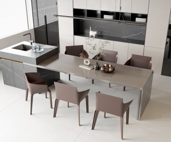 Modern Dining Table And Chairs-ID:998311049