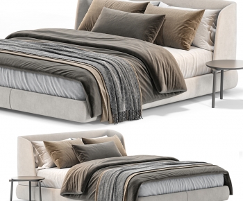 Modern Double Bed-ID:838161956