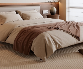 Modern Double Bed-ID:239757068