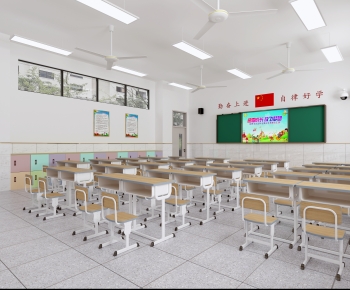 Modern School Classrooms-ID:142509942