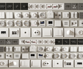 Modern Switch Socket Panel-ID:544045935