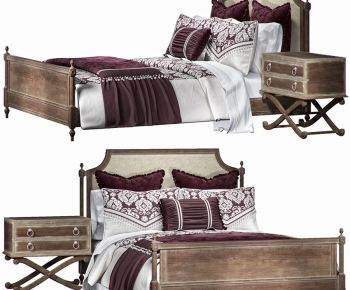 American Style Double Bed-ID:447483068