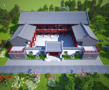 New Chinese Style Detached Villa-ID:703597076