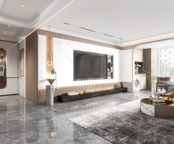 Modern A Living Room-ID:147450094