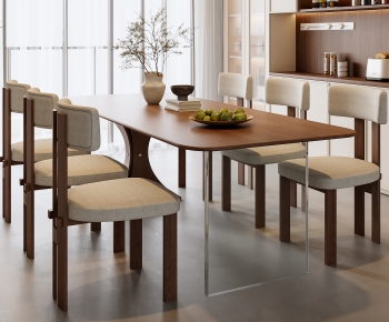 Modern Dining Table And Chairs-ID:195660682