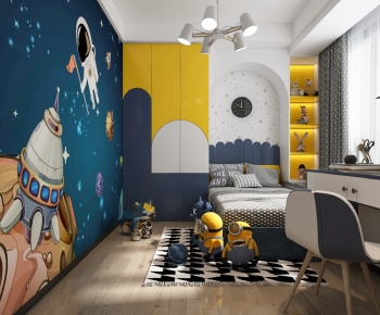 Modern Boy's Room And Son's Room-ID:340398078