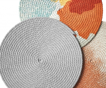 Modern Circular Carpet-ID:739742048