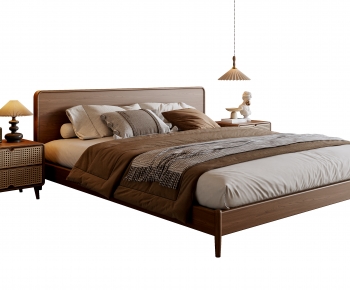 Modern Double Bed-ID:329116115