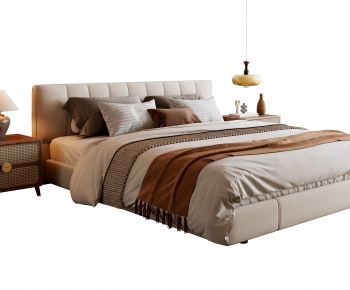 Modern Double Bed-ID:777158988