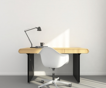 Modern Computer Desk And Chair-ID:334510886