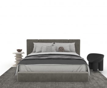 Modern Double Bed-ID:784171109