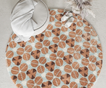 Modern Circular Carpet-ID:964965119