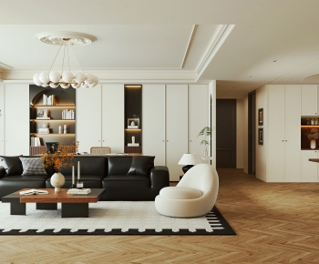 French Style A Living Room-ID:204329522