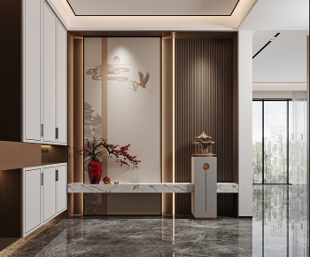 New Chinese Style Hallway-ID:448797947