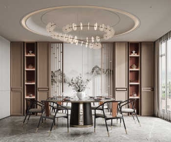 New Chinese Style Dining Room-ID:832500935