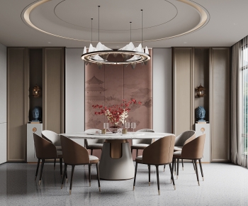 New Chinese Style Dining Room-ID:771750935