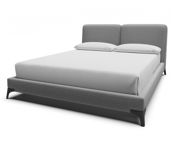 Modern Double Bed-ID:555191047