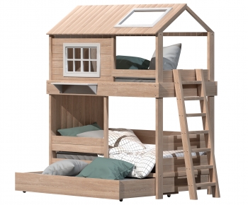 Modern Bunk Bed-ID:999309069