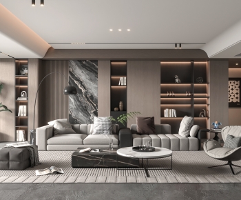 Modern A Living Room-ID:356661083