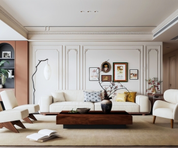 French Style A Living Room-ID:799925096