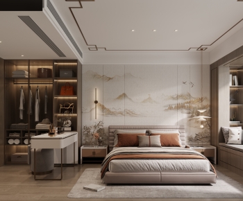 New Chinese Style Bedroom-ID:231519949