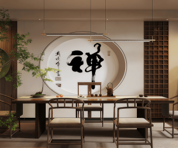 New Chinese Style Tea House-ID:802963973