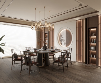 New Chinese Style Dining Room-ID:376102927