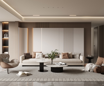 Modern A Living Room-ID:620881084