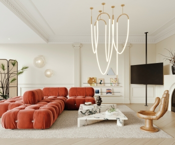 French Style A Living Room-ID:336229812