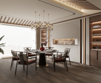 New Chinese Style Dining Room-ID:503418927