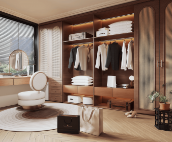 Modern Clothes Storage Area-ID:646056892