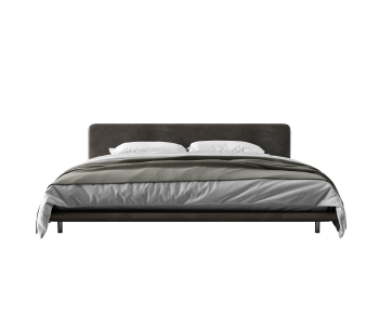 Modern Double Bed-ID:570905922