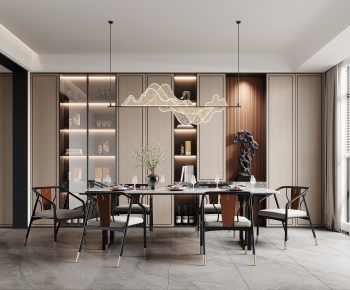 New Chinese Style Dining Room-ID:130639131