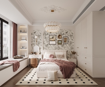 French Style Bedroom-ID:103548056