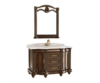 European Style Bathroom Cabinet-ID:816618929