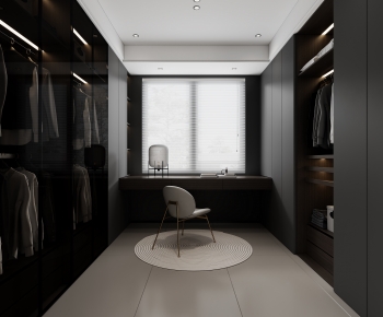 Modern Clothes Storage Area-ID:870349885