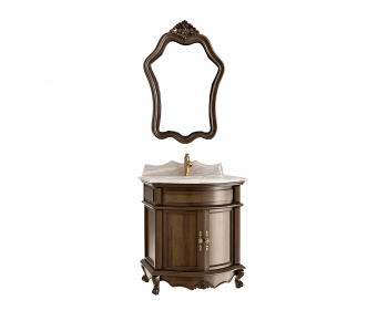 European Style Bathroom Cabinet-ID:478116991