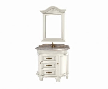 European Style Bathroom Cabinet-ID:614916099