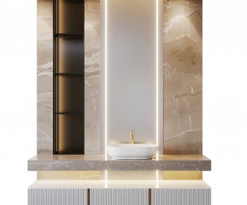 Modern Bathroom Cabinet-ID:688332083