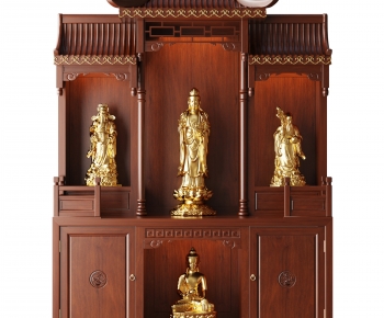 New Chinese Style Buddhist Niche-ID:438325883