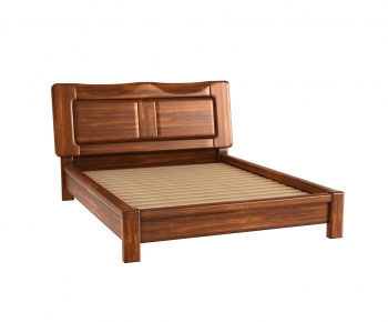 Modern Double Bed-ID:811629065