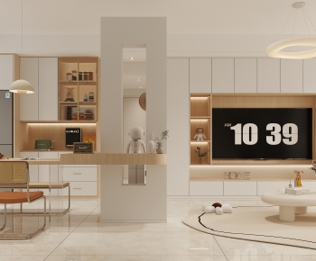 Modern A Living Room-ID:449476007