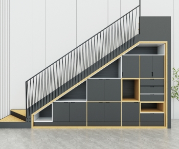 Industrial Style Staircase-ID:741694937