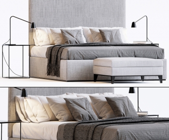 Modern Double Bed-ID:319145923