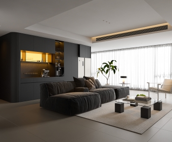 Modern A Living Room-ID:208888059