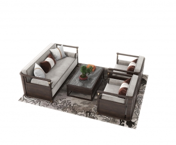 New Chinese Style Sofa Combination-ID:413703926