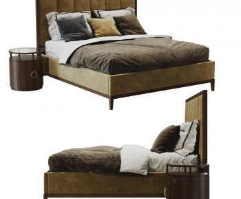 Modern Double Bed-ID:879049067