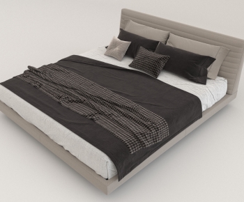 Modern Double Bed-ID:528837928