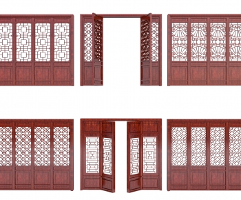 Chinese Style Sliding Door-ID:187685011